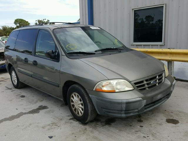 2FMZA5143YBC67805 - 2000 FORD WINDSTAR L GREEN photo 1