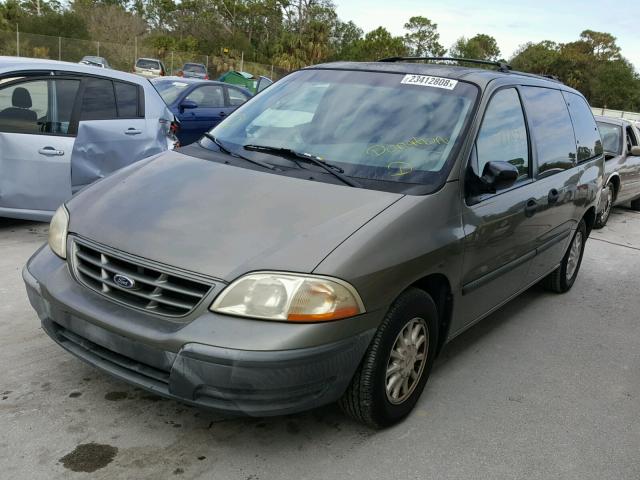 2FMZA5143YBC67805 - 2000 FORD WINDSTAR L GREEN photo 2