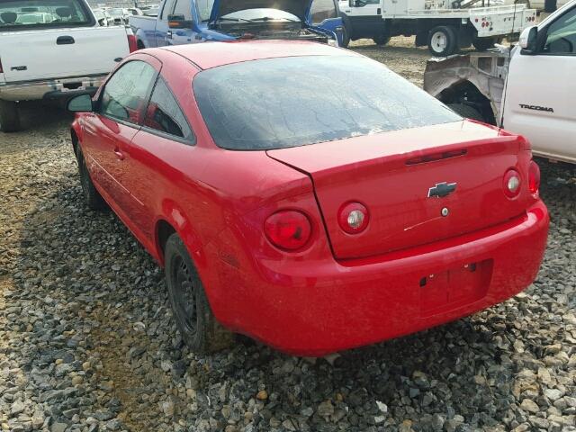 1G1AA1F53A7154214 - 2010 CHEVROLET COBALT LS RED photo 3