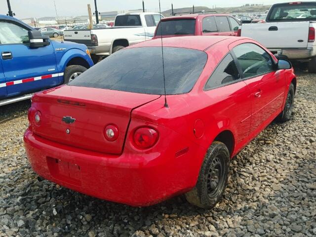 1G1AA1F53A7154214 - 2010 CHEVROLET COBALT LS RED photo 4