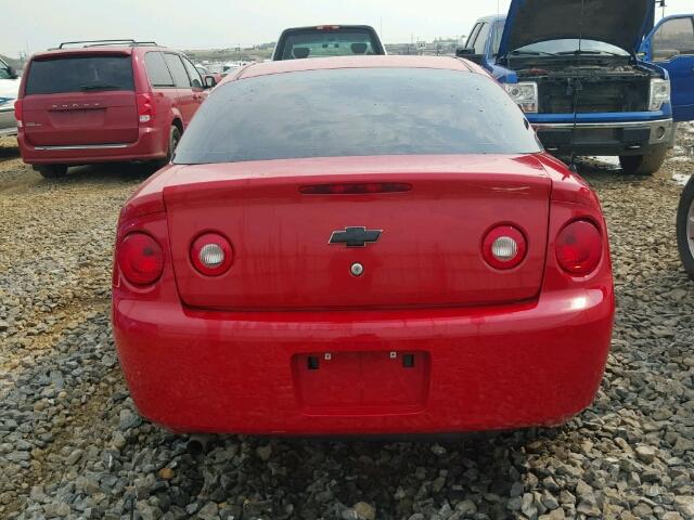 1G1AA1F53A7154214 - 2010 CHEVROLET COBALT LS RED photo 9