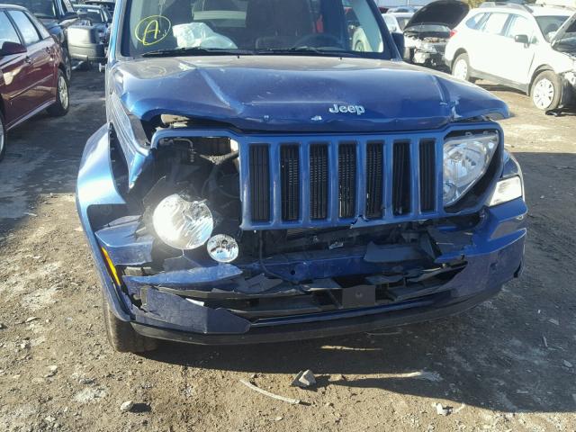 1J8GN28K19W523368 - 2009 JEEP LIBERTY SP BLUE photo 7