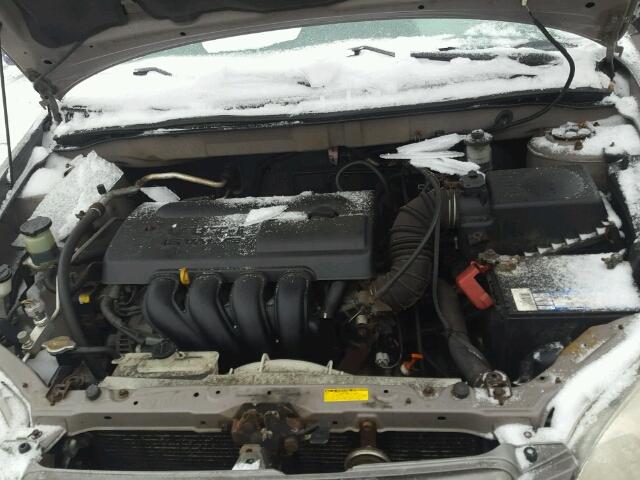 2T1BR32E33C728270 - 2003 TOYOTA COROLLA CE GRAY photo 7