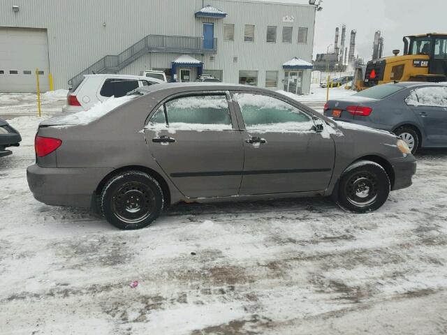 2T1BR32E33C728270 - 2003 TOYOTA COROLLA CE GRAY photo 9