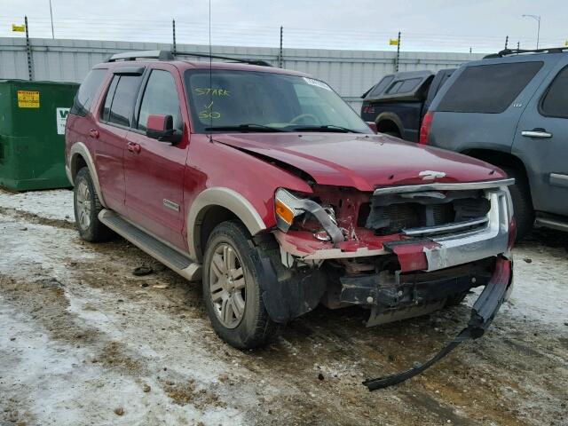 1FMEU74E76UB49933 - 2006 FORD EXPLORER E RED photo 1