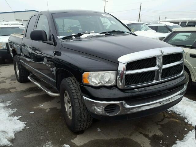 1D7HU18N55S321546 - 2005 DODGE RAM 1500 S BLACK photo 1