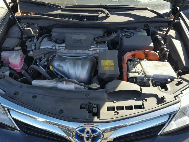 4T1BD1FK1DU070533 - 2013 TOYOTA CAMRY HYBR BLACK photo 7