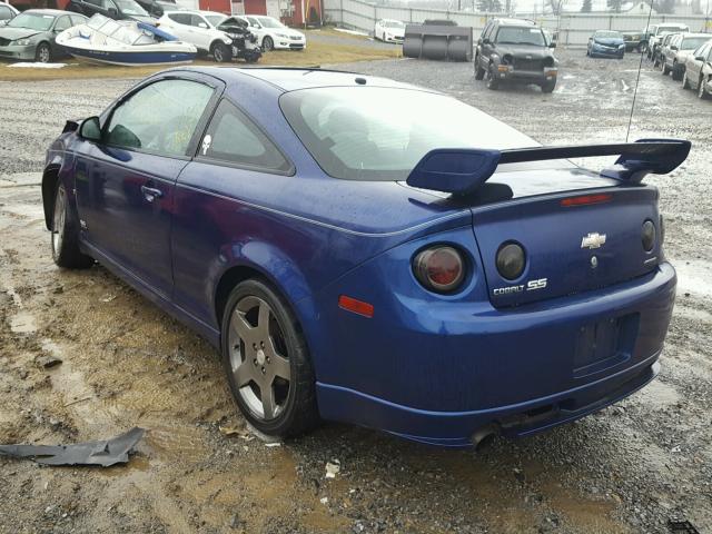 1G1AP14P967829946 - 2006 CHEVROLET COBALT SS BLUE photo 3