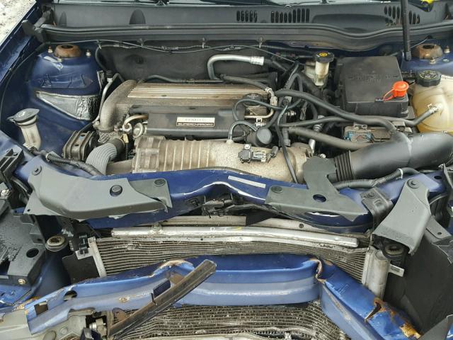 1G1AP14P967829946 - 2006 CHEVROLET COBALT SS BLUE photo 7