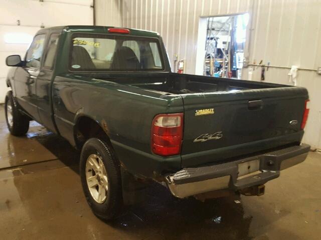 1FTYR15E53PB28474 - 2003 FORD RANGER SUP GREEN photo 3