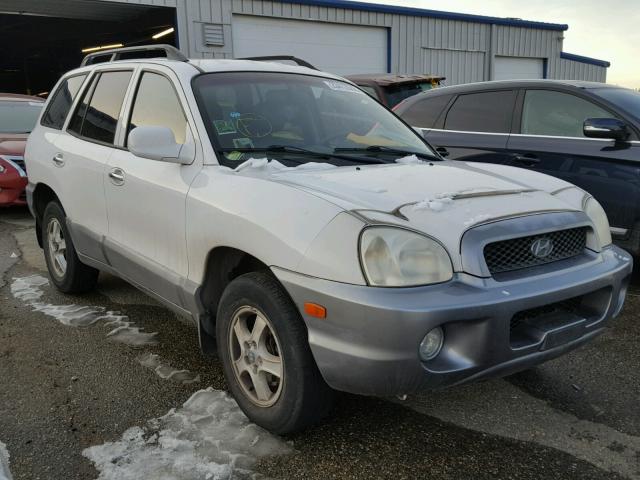 KM8SC13E03U500357 - 2003 HYUNDAI SANTA FE G WHITE photo 1