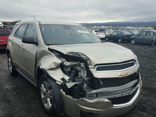 2GNALAEKXF1176375 - 2015 CHEVROLET EQUINOX LS BEIGE photo 1