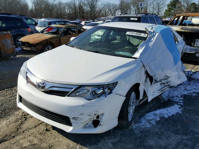 4T1BF1FK8CU605110 - 2012 TOYOTA CAMRY BASE WHITE photo 2