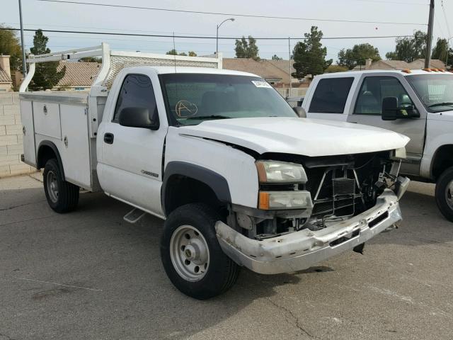 1GBHC24U76E248572 - 2006 CHEVROLET SILVERADO WHITE photo 1