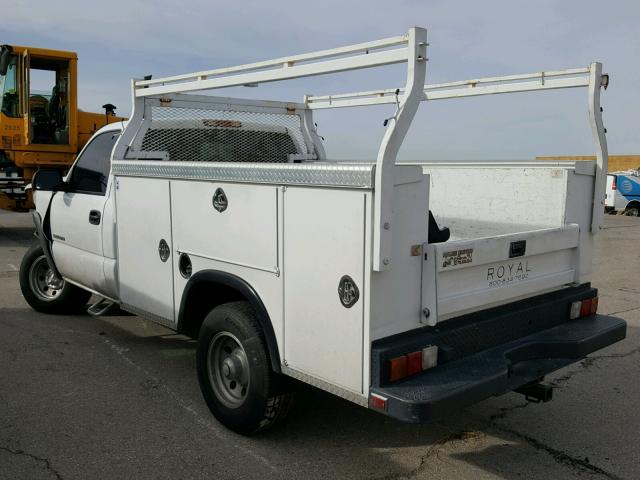 1GBHC24U76E248572 - 2006 CHEVROLET SILVERADO WHITE photo 3