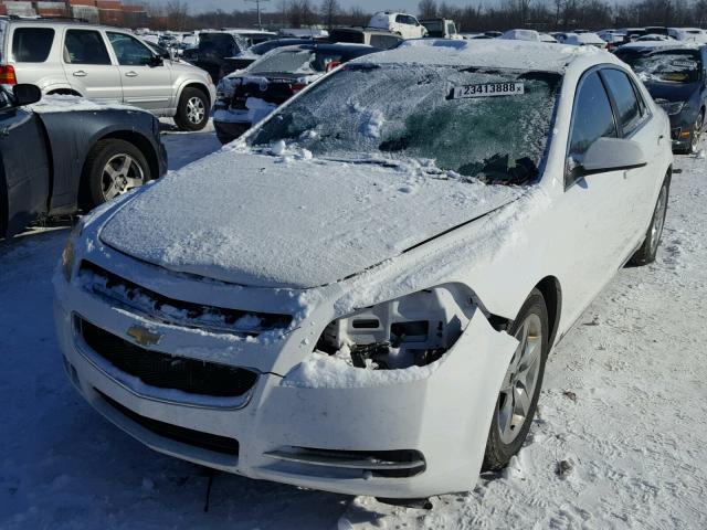 1G1ZH57B794190625 - 2009 CHEVROLET MALIBU 1LT WHITE photo 2