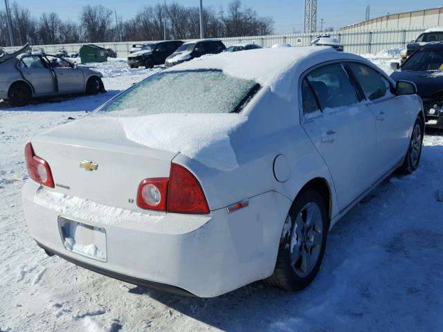 1G1ZH57B794190625 - 2009 CHEVROLET MALIBU 1LT WHITE photo 4