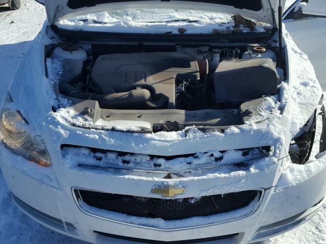 1G1ZH57B794190625 - 2009 CHEVROLET MALIBU 1LT WHITE photo 7