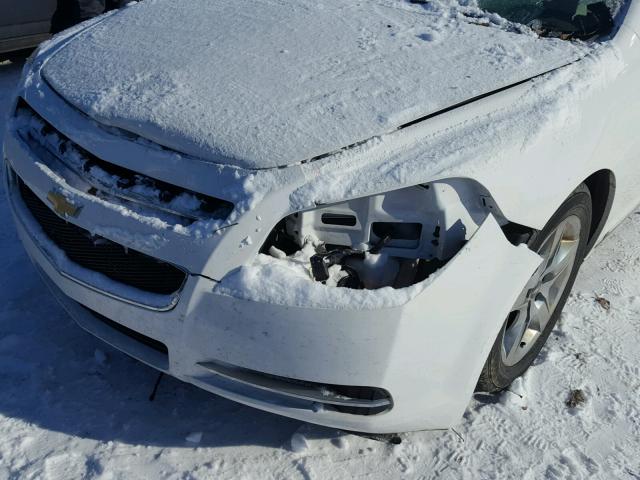 1G1ZH57B794190625 - 2009 CHEVROLET MALIBU 1LT Ақ фото 9