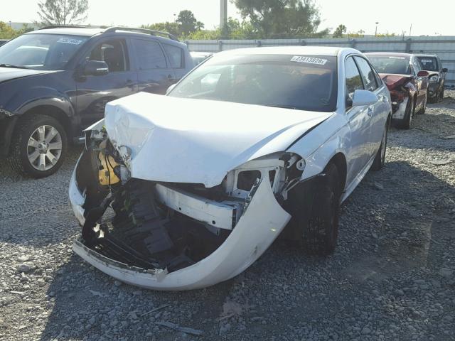 2G1WA5EK8A1112722 - 2010 CHEVROLET IMPALA LS WHITE photo 2