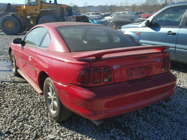 1FAFP4042WF114478 - 1998 FORD MUSTANG RED photo 3