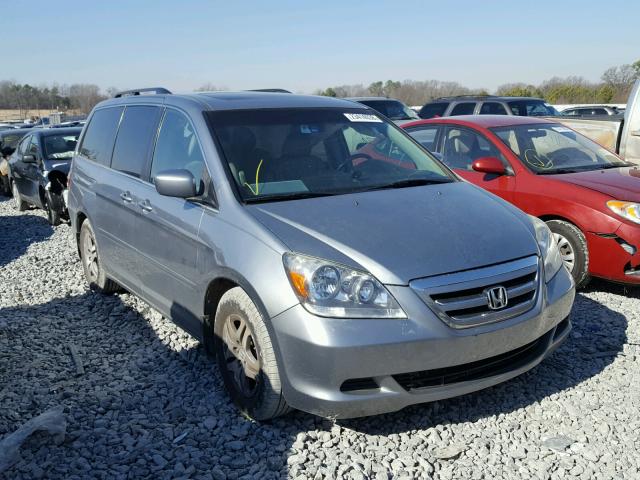 5FNRL38657B045858 - 2007 HONDA ODYSSEY EX GRAY photo 1