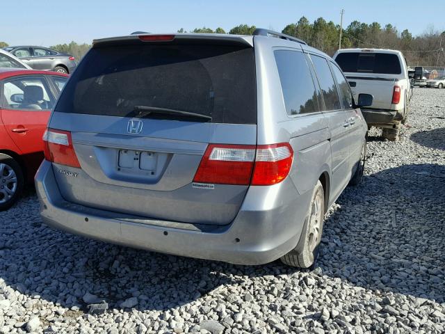 5FNRL38657B045858 - 2007 HONDA ODYSSEY EX GRAY photo 4