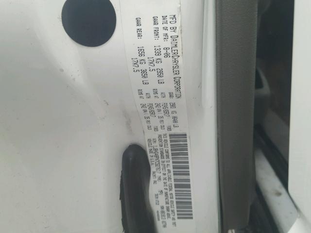 1J8HG48PX7C527617 - 2007 JEEP COMMANDER თეთრი ფოტო 10