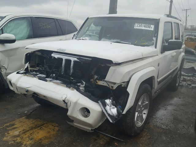 1J8HG48PX7C527617 - 2007 JEEP COMMANDER თეთრი ფოტო 2