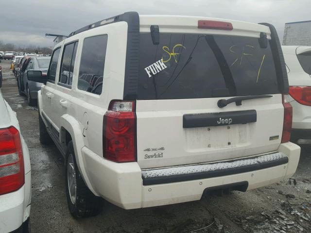 1J8HG48PX7C527617 - 2007 JEEP COMMANDER WHITE photo 3