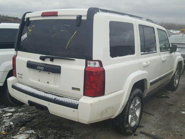 1J8HG48PX7C527617 - 2007 JEEP COMMANDER WHITE photo 4