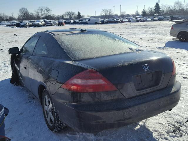 1HGCM72655A011350 - 2005 HONDA ACCORD EX BLACK photo 3