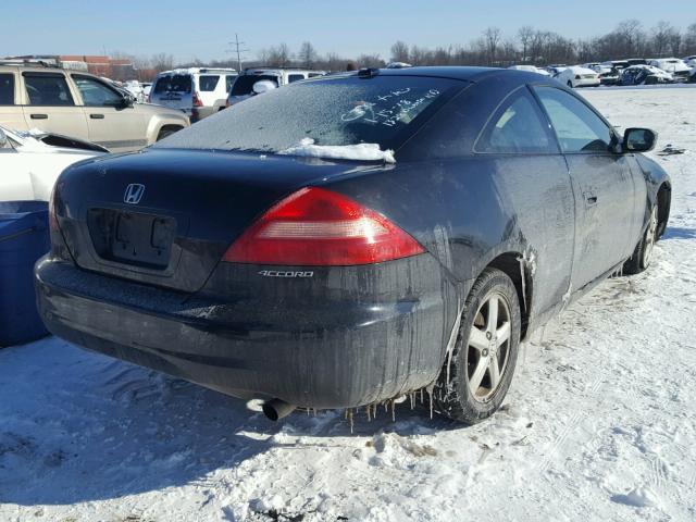 1HGCM72655A011350 - 2005 HONDA ACCORD EX BLACK photo 4