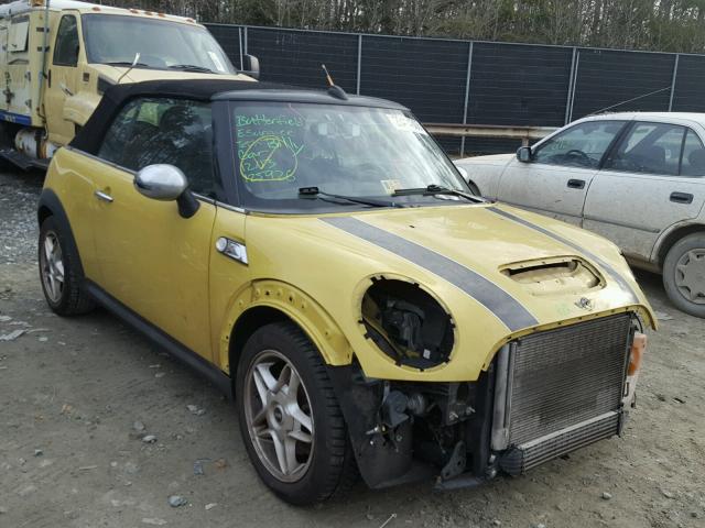 WMWMS3C53ATZ85086 - 2010 MINI COOPER S YELLOW photo 1