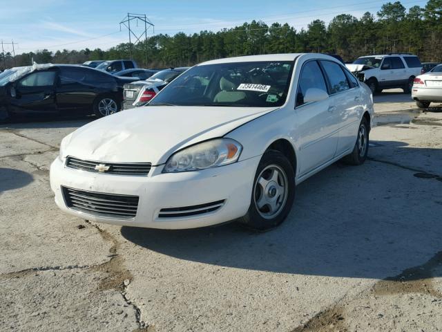 2G1WT58K979219133 - 2007 CHEVROLET IMPALA LT WHITE photo 2