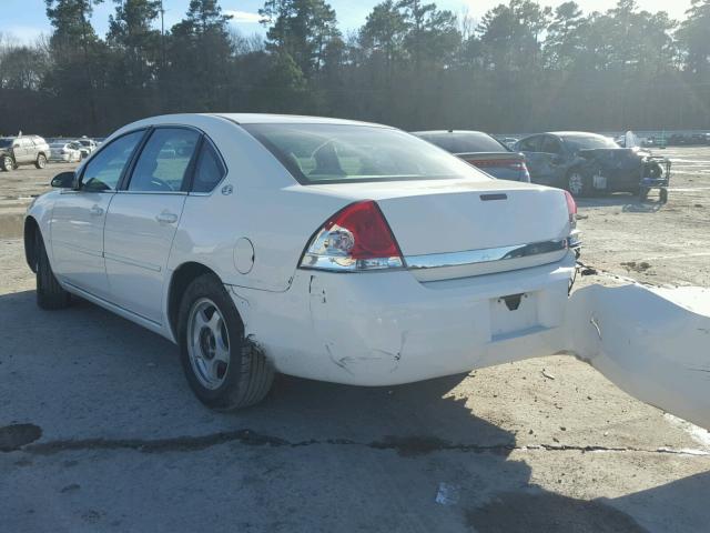 2G1WT58K979219133 - 2007 CHEVROLET IMPALA LT WHITE photo 3