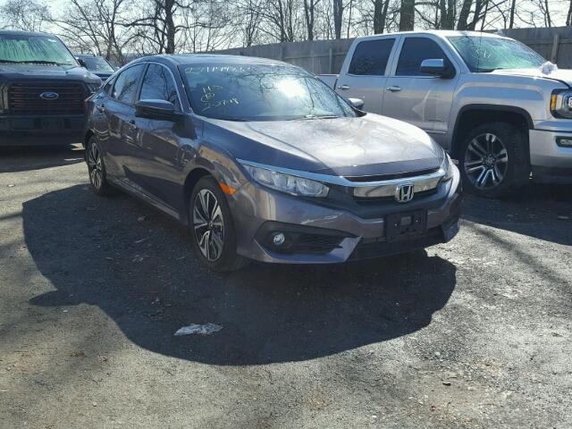 19XFC1F75HE023899 - 2017 HONDA CIVIC EXL GRAY photo 1