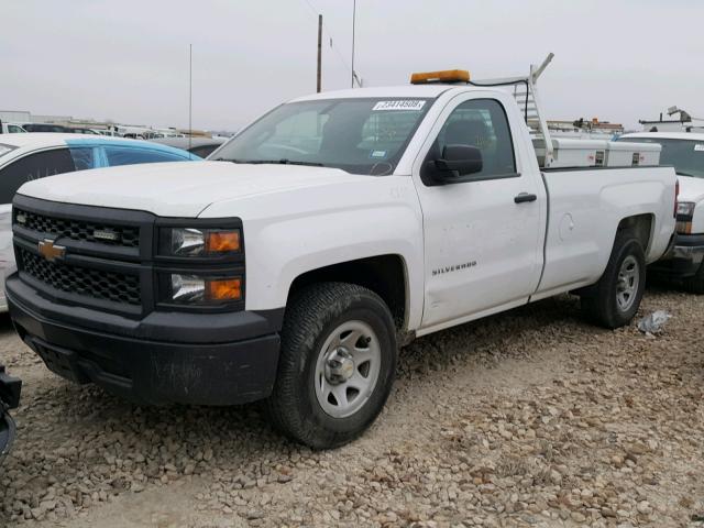 1GCNCPEH3EZ362976 - 2014 CHEVROLET SILVERADO WHITE photo 2