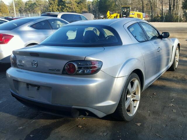 JM1FE173X40140046 - 2004 MAZDA RX8 SILVER photo 4