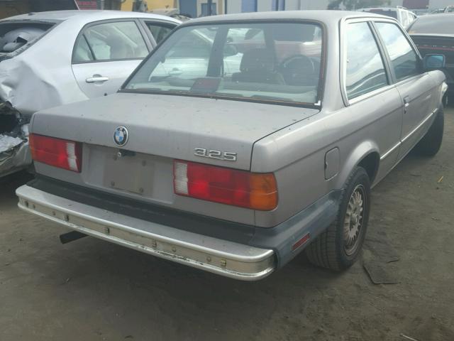 WBAAB5400H9805457 - 1987 BMW 325 BASE GRAY photo 4