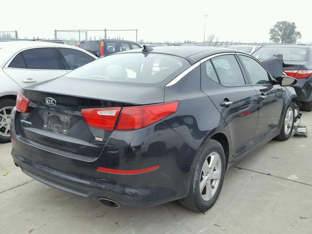 5XXGM4A76FG483023 - 2015 KIA OPTIMA LX BLACK photo 4