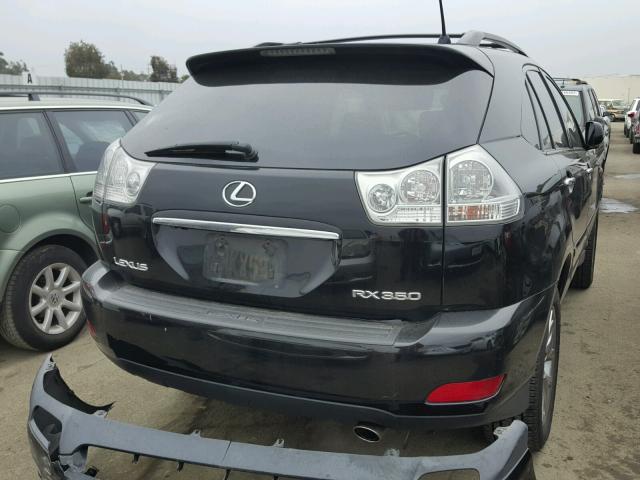 2T2HK31U89C104475 - 2009 LEXUS RX 350 BLACK photo 4