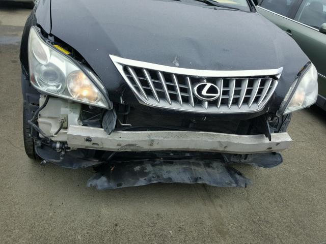 2T2HK31U89C104475 - 2009 LEXUS RX 350 BLACK photo 9