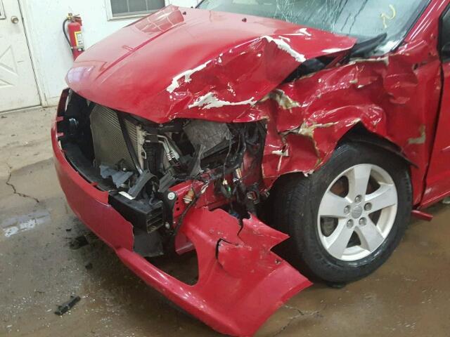 2C4RDGBG3DR602448 - 2013 DODGE GRAND CARA RED photo 9