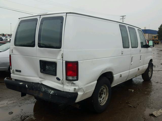 1FTRE14W05HA22652 - 2005 FORD ECONOLINE WHITE photo 4