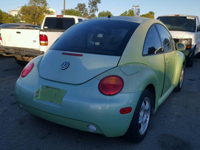 3VWBK21C92M401549 - 2002 VOLKSWAGEN NEW BEETLE GREEN photo 4