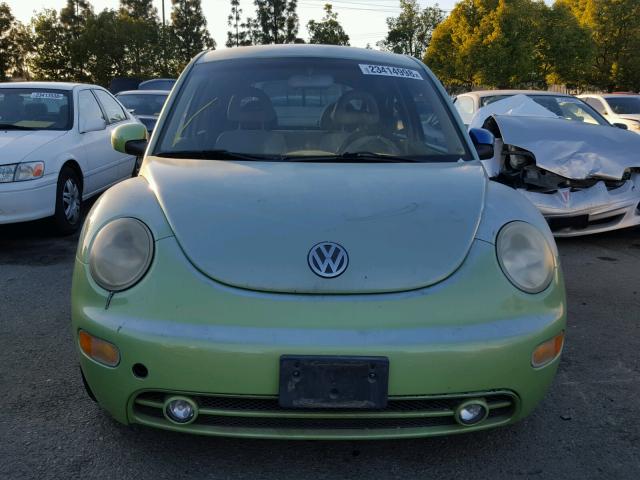 3VWBK21C92M401549 - 2002 VOLKSWAGEN NEW BEETLE GREEN photo 9