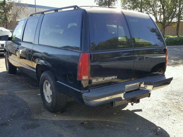 1GKEC16K2SJ760458 - 1995 GMC YUKON BLACK photo 3