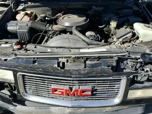 1GKEC16K2SJ760458 - 1995 GMC YUKON BLACK photo 7