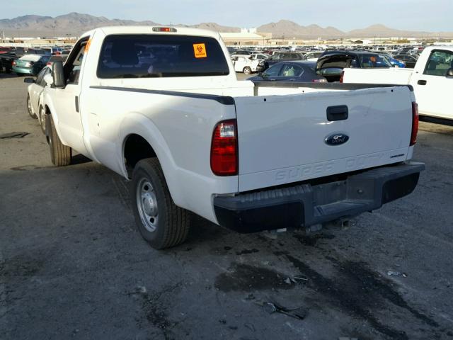 1FTBF2A65CEA07054 - 2012 FORD F250 SUPER WHITE photo 3